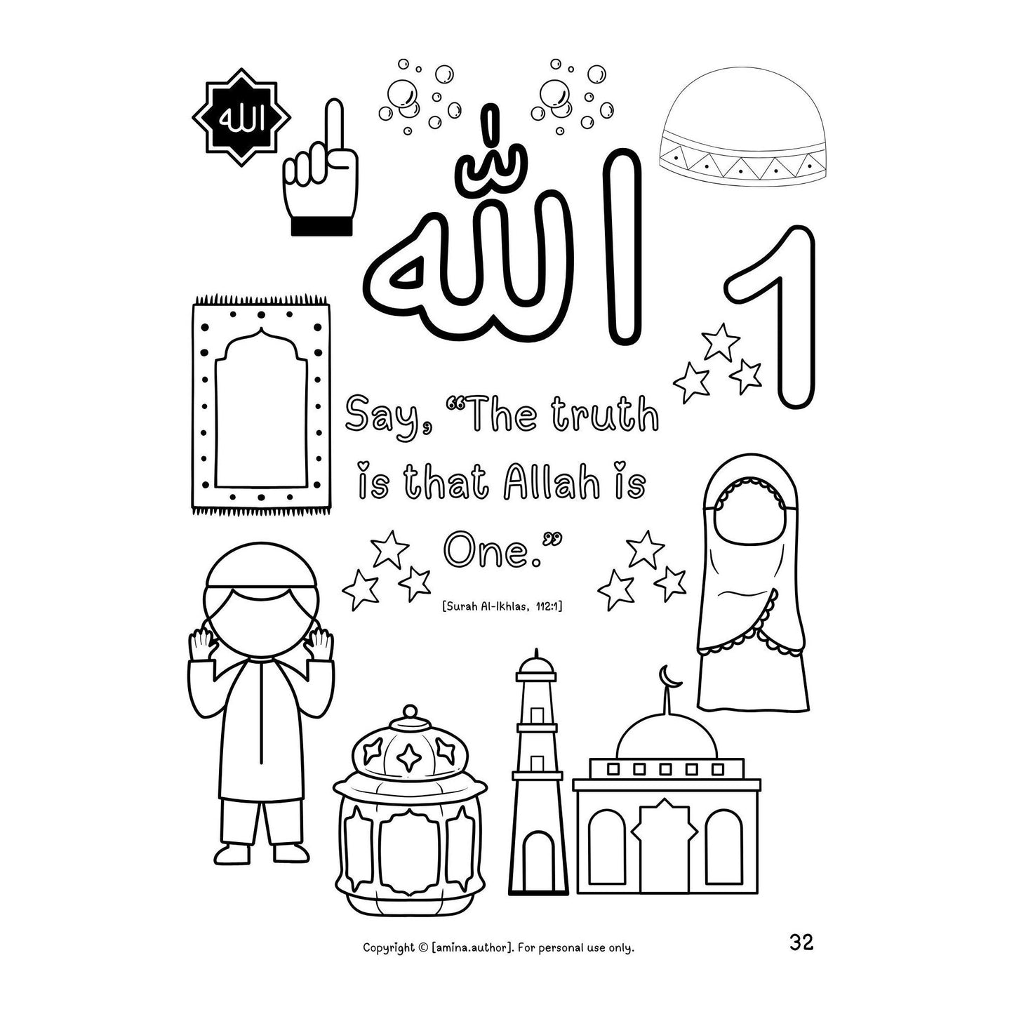 Uplifting Quotes from the Qur'an: Colouring Book and Colouring Pencil Pack