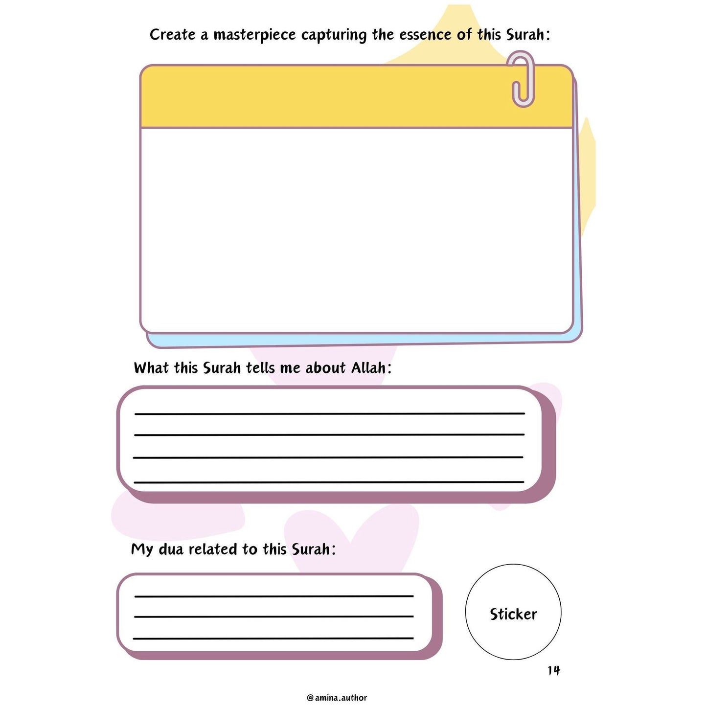 My Qur'an Study Workbook E-Book