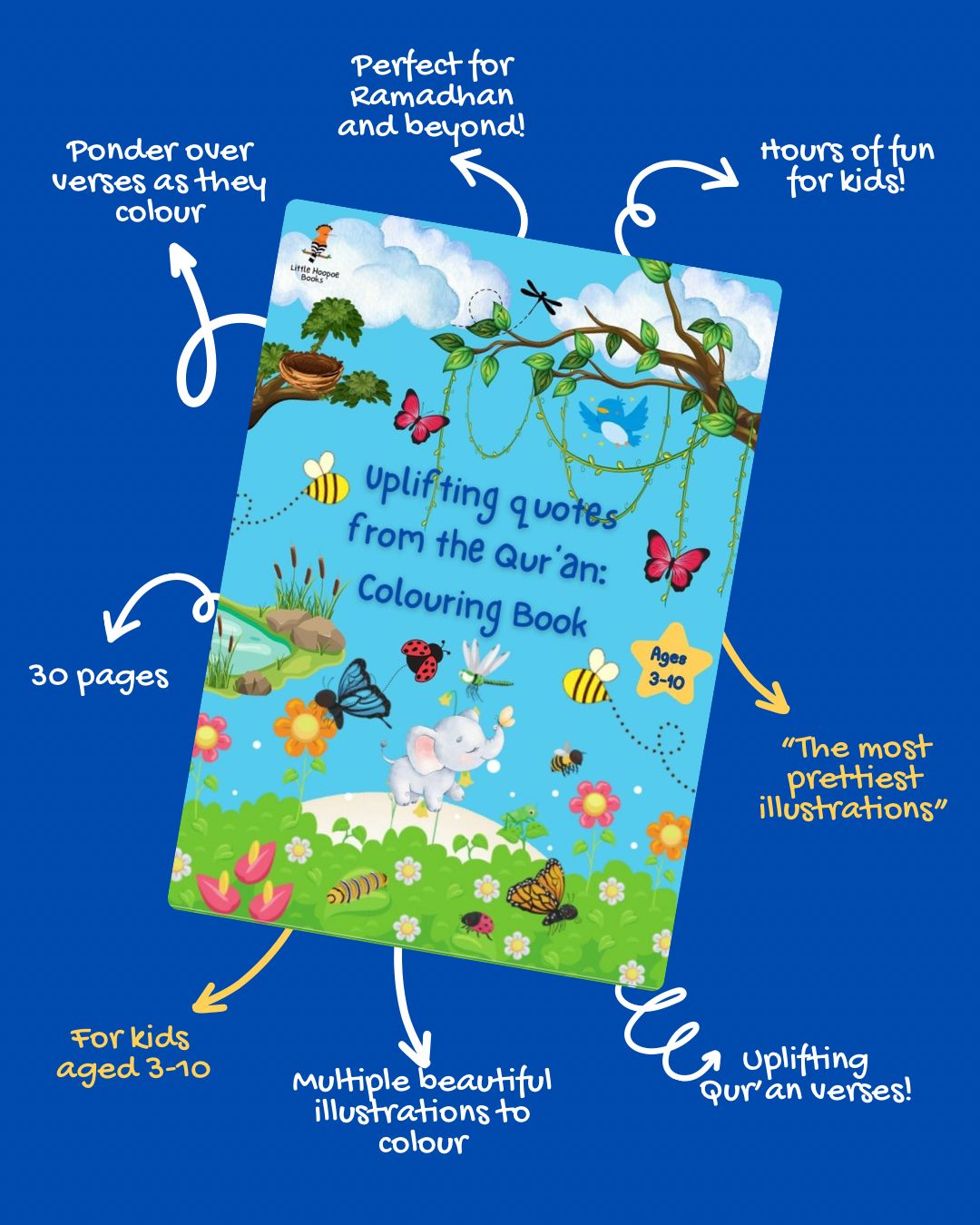 Uplifting Quotes from the Qur'an: Colouring Book and Colouring Pencil Pack